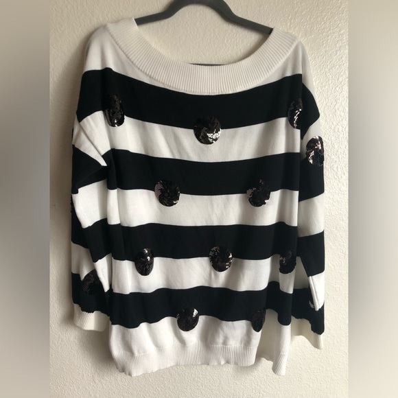 ASHLEY STEWART OFF THE SHOULDER SWEATER SIZE: 14/16 - Picture 1 of 11